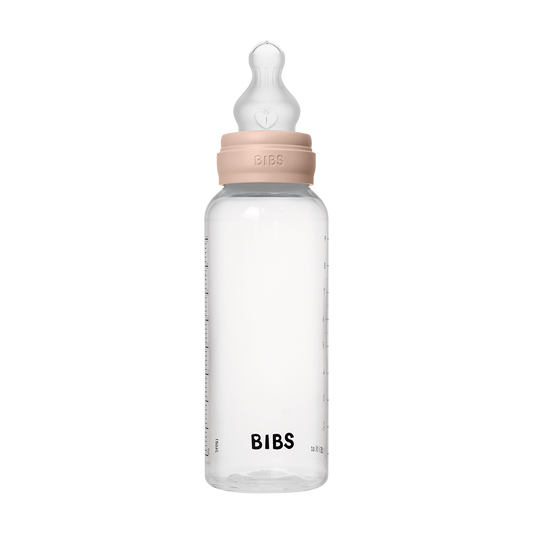 Baby Bottle Complete Set 270ml Silicone - Blush