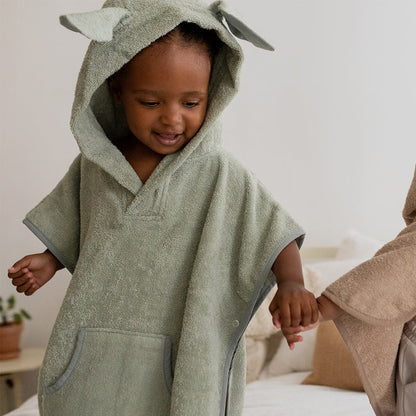 Känguru-Poncho für Kleinkinder Vanilla