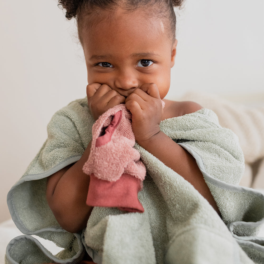 Känguru-Poncho für Kleinkinder Vanilla