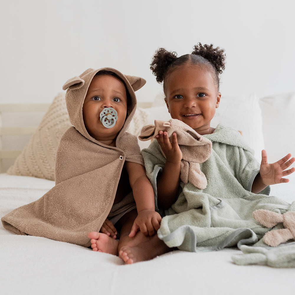 Känguru-Poncho für Kleinkinder Vanilla