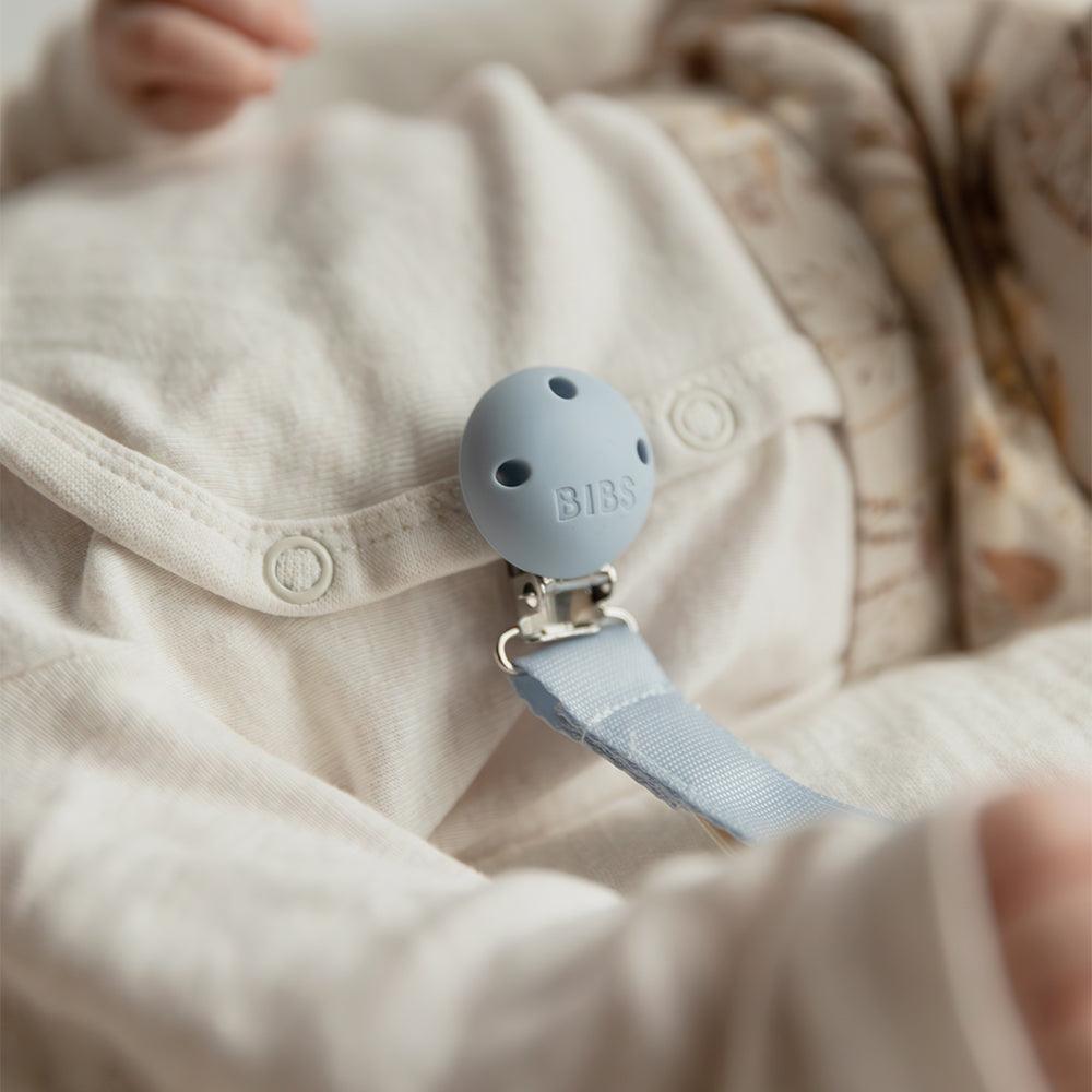 Pacifier Clip Ribbon - Blush - BIBS