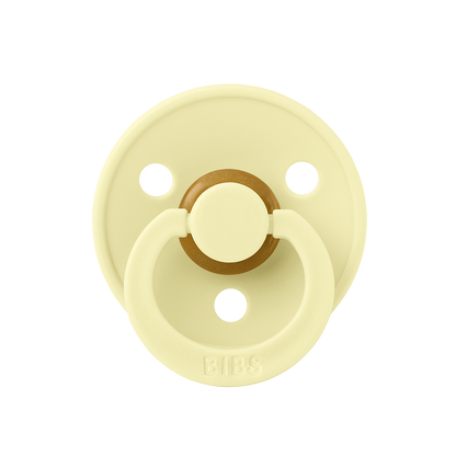 Light yellow round pacifier
