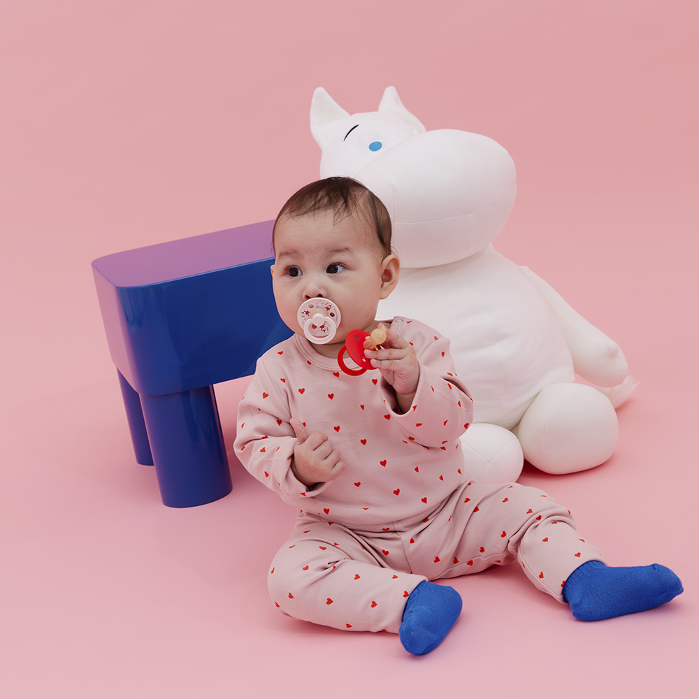 pink moomin colour pacifier