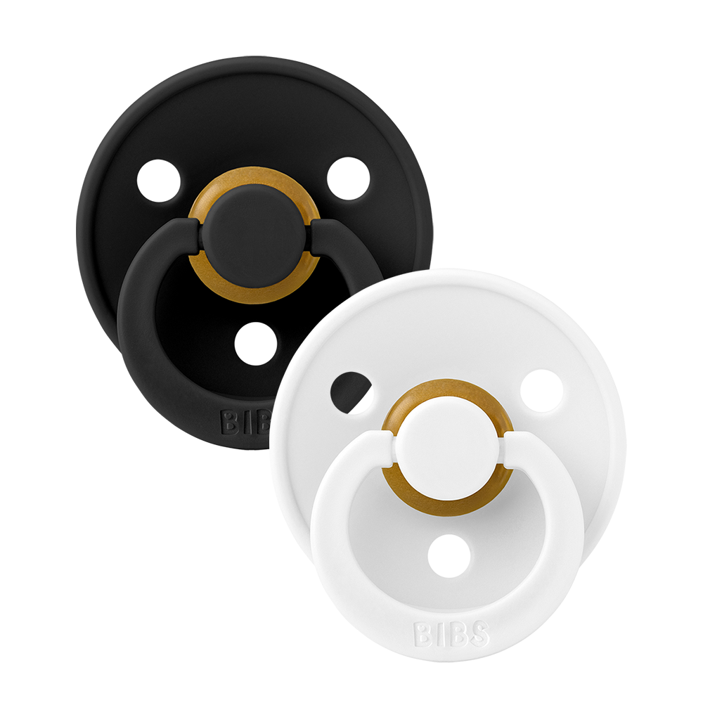 BIBS Colour 2 PACK Black/White [product_typ] - BIBS EU