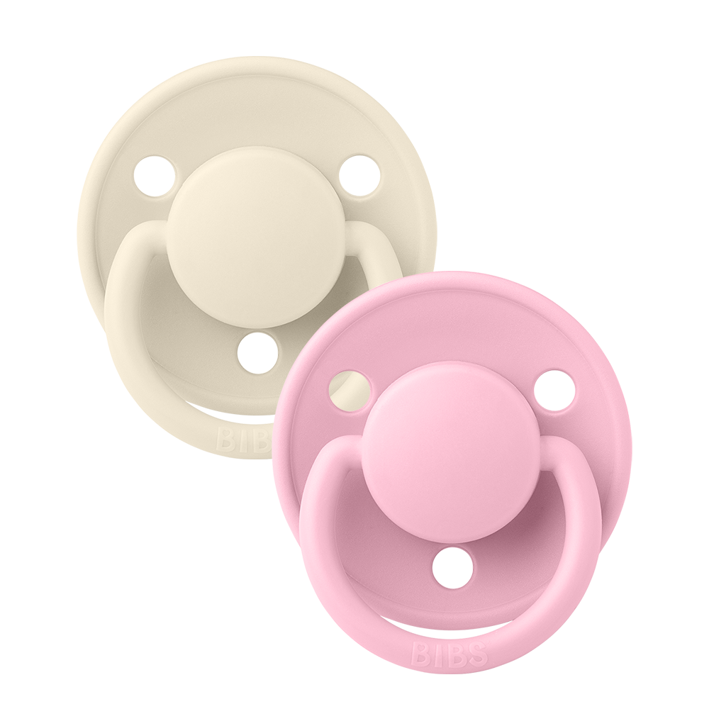 BIBS De Lux 2 PACK Ivory/Baby Pink [product_typ] - BIBS EU