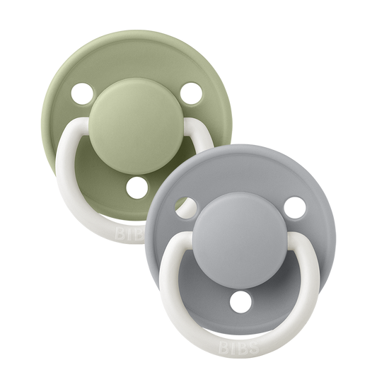 BIBS De Lux 2 PACK Sage GLOW/Cloud GLOW [product_typ] - BIBS EU