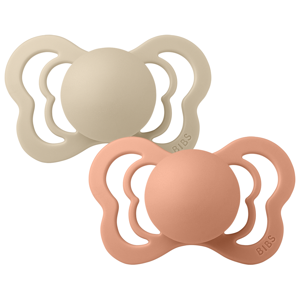 BIBS Couture 2 PACK Vanilla/Peach [product_typ] - BIBS EU
