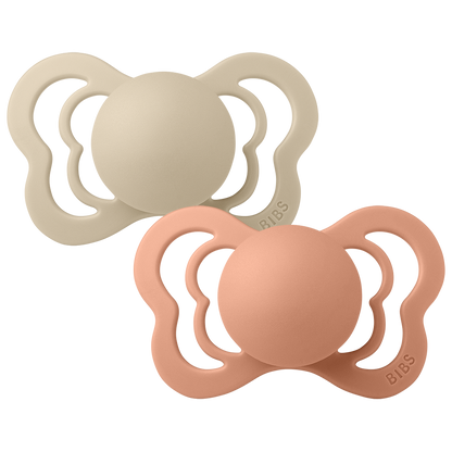 BIBS Couture 2 PACK Vanilla/Peach [product_typ] - BIBS EU
