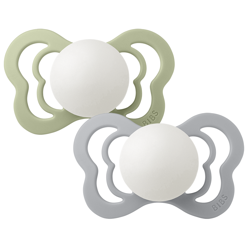 BIBS Couture 2 Pack Sage GLOW/Cloud GLOW
