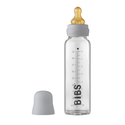 Baby Glass Bottle Complete Set 225ml Cloud