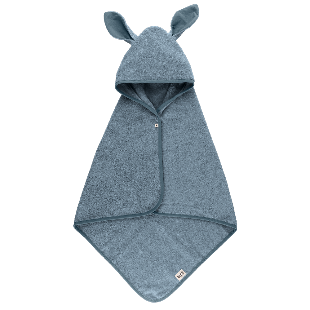 Kangaroo Hoodie Towel Baby Petrol