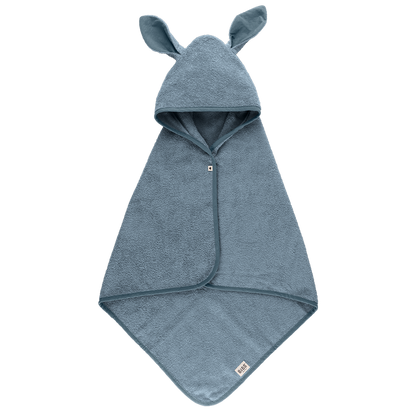 Kangaroo Hoodie Towel Baby Petrol