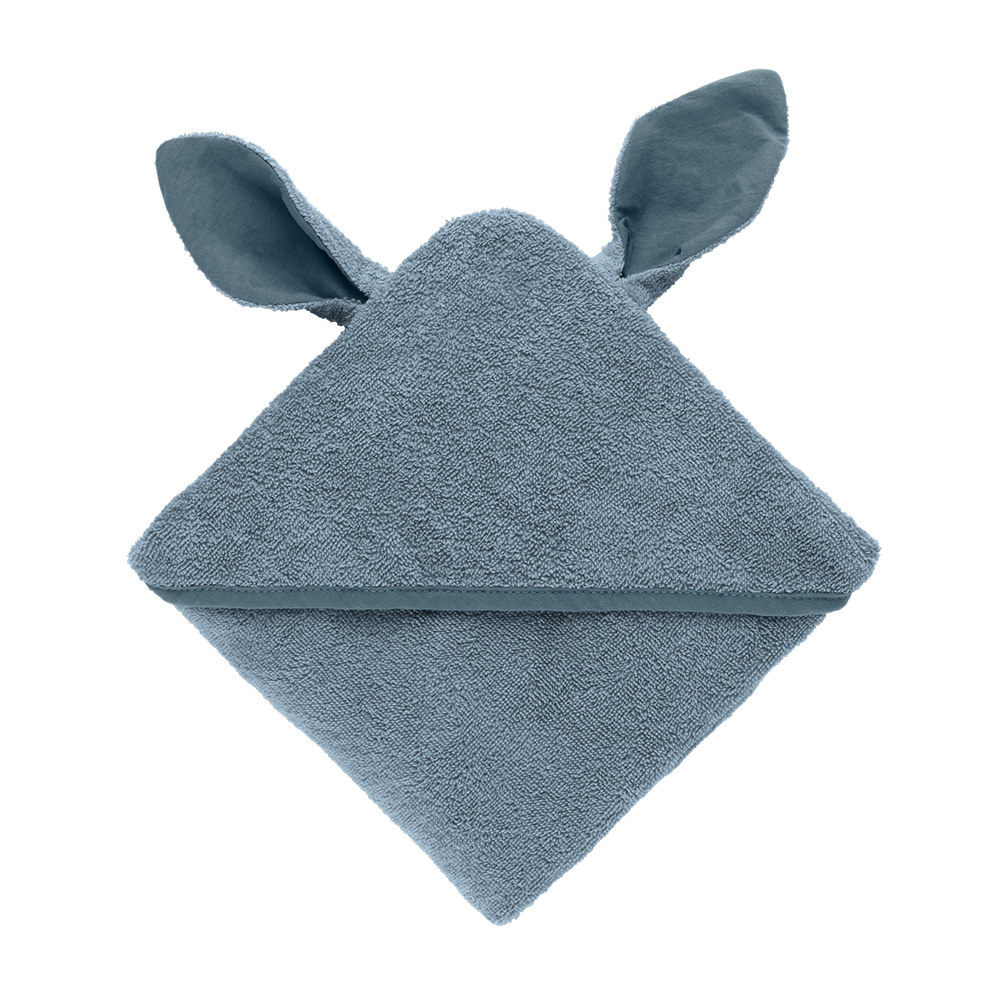 Kangaroo Hoodie Towel Baby Petrol