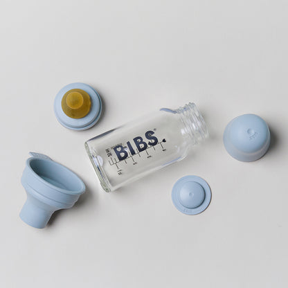 Baby Glass Bottle Complete Set 110ml Blush