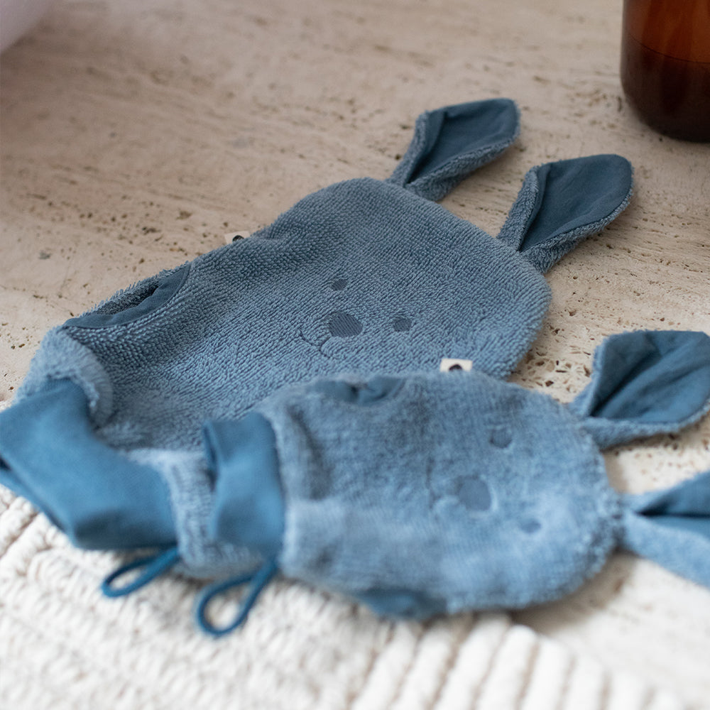 Kangaroo Bath Mitts Sage