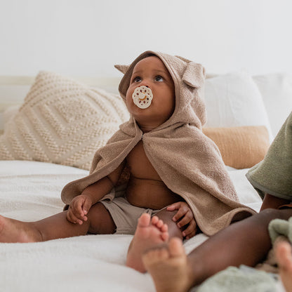 Kangaroo Hoodie Towel Baby Petrol